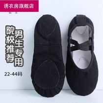 Dance shoes girls dancing shoes Chinese dance shoes boys Black soft shoes childrens dance shoes White cat claw shoes