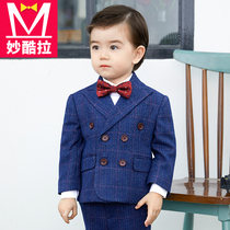 Boy suit suit suit child dress flower boy baby baby one year old suit piano performance host catwalk suit