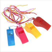 The second half price with lanyard plastic whistle large cheering referee outdoor survival childrens game