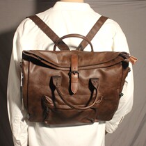 Day Series Double Shoulder Bag Men Fashion Trends Backpack Women Large Capacity Multifunction Laptop Bag Slanted Satchel Satchel Bag