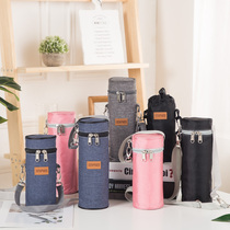 Thickened slant-back thermos cup cover Glass cup protection bag Environmental protection portable Zojinshi cup bag drop-proof bag