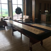 CINOVO luxury entertainment 2 7 meters imported high quality solid wood sand pot table shuffleboard table sand pot table special price