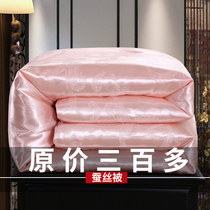 Silk quilt 100% mulberry silk spring and autumn quilt summer cool quilt single double air conditioning thin quilt core winter quilt clearance