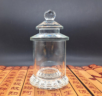 Buddhist Supplies-Crystal Shelita transparent Buddhas dust cover for the Sheliturg Tower