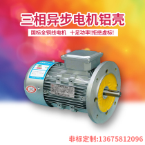Three-phase asynchronous motor vertical horizontal aluminum shell motor copper core full copper wire national standard AC Motor high efficiency power