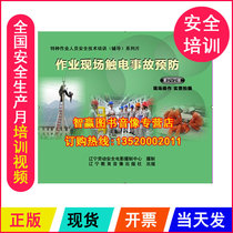 Genuine Package Invoice Job Field Electrocution Accident Prevention Safe Production Audio Video 1 DVD Disc