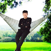 Outdoor cradle bed Hammock swing Bedroom net pocket rope Outdoor portable thickened spring tour load-bearing can be stored