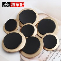 Button blouses female knitwear sweater large black round large coat buttoned with sweater jacket button