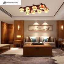 Neoclassical Hand-Painted Thin tire ceiling lamp modern simple Chinese ceiling living room lamp engineering tea restaurant lamps 15 days