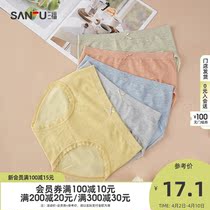 Three Foes Woman Mid Waist Nonclip Hip Underpants Teenage Girl Hearts Lace Seamless Half Flat Corner Briefs Women 449811