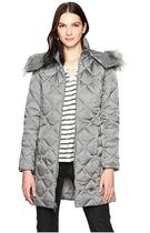  Kenneth Cole womens medium and long down jacket removable hat 177KD570 US direct mail multi-color