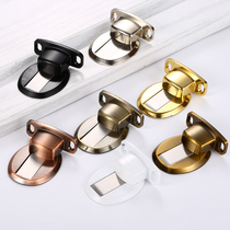Door suction non-perforated toilet floor suction door stopper anti-collision wall silent stainless steel door collision strong magnetic invisible door resistance