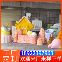 Baby banquet cake props Wedding foam sculpture custom candy ice cream stage bubble sculpture decorative Macaron