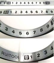 Self-adhesive ruler table saw ruler scale table adhesive tape adhesive tape back metal Mark forward reverse reverse middle ruler