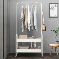 Coatrack Floor Bedroom Simple Cloakroom Vertical Storage Rack Solid Home Clothes Storage Wardrobe Hanger