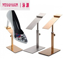 Shoe display rack shoe shop shoe shelf clothing shoe bracket shoe holder shopping mall mid-island window stainless steel display props