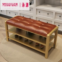 Simple and modern shoe stool Household Nordic sofa bench Shoe stool door shoe cabinet storage stool Bed tail stool