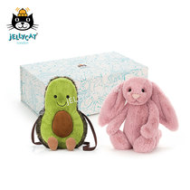 2020jellycat Avocado bag Tulip Bunny Rabbit gift box Holiday limited plush toy to send girlfriend