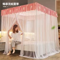 Bed nets Domestic general ledger 2021 New 2022 Advanced shading thickened encrypted top dust bedroom large bed