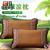 Pillow Summer cool pillows single tea fragrant buckwheat pillows mat jasmine tea leaf pillows 2022 new adults