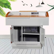 Teacher teacher steel podium electronic speech station class class class multimedia integrated audio-video multi-functional campus