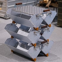 TNR outdoor exquisite camping foldable multi-function storage storage storage 50L open box can be used as a table