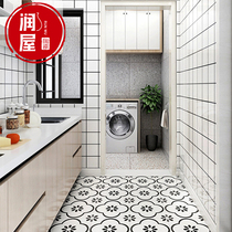  Nordic lattice brick 300x600 small white brick Bathroom tiles Kitchen wall tiles Toilet tiles Bathroom tiles