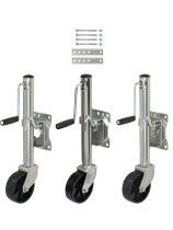Caravan Guide Wheels American Trailer Accessories 1200 Lbs Hand jack Yacht Rider Wheel Retrofit Drag Hanging Bracket
