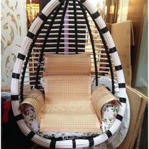 Hanging basket mat cushion Hanging chair Summer cool cushion cover Swing rocking chair birds nest special rattan chair birds nest bamboo mat