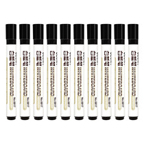 Del 6817 Whiteboard pen black water-based wipe three-color color red and blue board black office supplies stationery