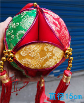 Guangxi Zhuang ethnic minority characteristics pure hand-made wedding ceremony bride pattern throwing color embroidery