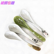 Commercial Malatang soup spoon Spoon Long handle plastic spoon Melamine spoon Extended spoon Hotel dining spoon Drop-resistant spoon