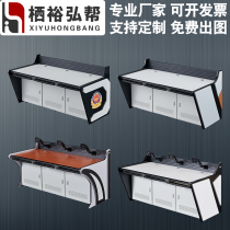 Thickened double triple monitoring room command center desk alarm room dispatching desk monitoring console