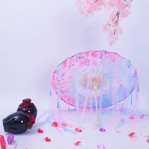 Ancient Umbrella with Hanfu Umbrella Ancient Oil Paper Umbrella Rainproof Umbrella Hanfu Handheld to Umbrella Hanfu Umbrella Tassel Umbrella