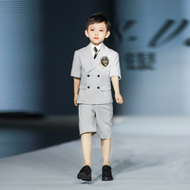 Childrens suit suit summer boy piano performance costume flower girl show dress small suit boy performance tide suit