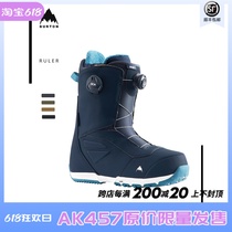 A2 plate Shang W22 BURTON Ruler BOA widening male Versatile Park Flat Flower Veneer Ski Shoes