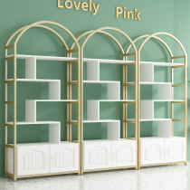Cosmetics display cabinet Beauty shop product shelf display rack Mother and baby shop multi-layer shelf Nail art table cabinet