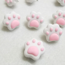 Cute cat claw pin felt cork board special nail pin pin pin Pink Cat Claw bear claw 10 display board I-shaped nail