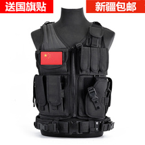 Xinjiang outdoor CS tactical vest multifunctional tactical vest military fans equipment Police station protective overalls