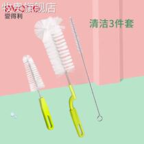 Baby Bottle Brush 3 Suit Cleaning Brushed Pacifier Brushed Baby Wash Milk Bottle Nylon Brush Straw Brush