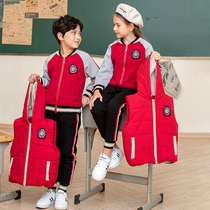 Primary school uniforms set kindergarten uniforms autumn and winter clothing childrens class uniforms cotton vest three-piece sportswear winter