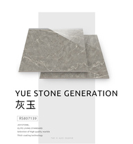 Nobel all-ceramic glaze marble tile simple modern Sao Paulo dark gray RS807139