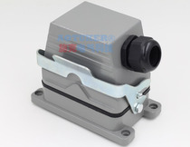 HDC-HE-048-1D heavy duty connector 48 core 16A rectangular Aviation plug-in