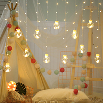Star lights room decoration lights Net red led string lights layout color lights flashing lights string lights star bedroom layout