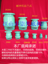 Supply high head flow large corrosion-resistant acid-resistant bottom valve flange type DN50(2) inch