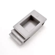 Shang Kun SK4-015 simple cabinet door handle single hole embedded invisible hidden handle sliding plastic small clasp