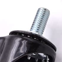 SK6-ZZ5073S-1 industrial heavy duty 2 inch M12 screw universal mute brake wheel pulley support Caster