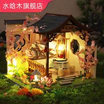 Handcrafted Diy Lodge China Wind Loft Scene Blind Box Scene Model Assembled Toy Creative Birthday Gift Woman