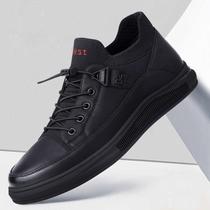 Hong Kong Tide brand mens shoes 2021 Winter new Korean version of Joker fashion casual shoes mens British style sports shoes