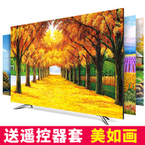 TV set dust cover living room home Modern simple hanging TV set LCD 55 inch 43 cover cloth TV cover